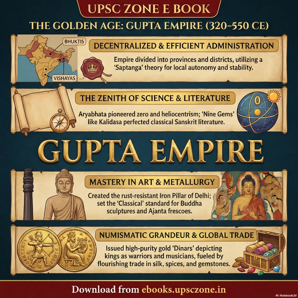 Gupta Empire UPSC Notes PDF 2026